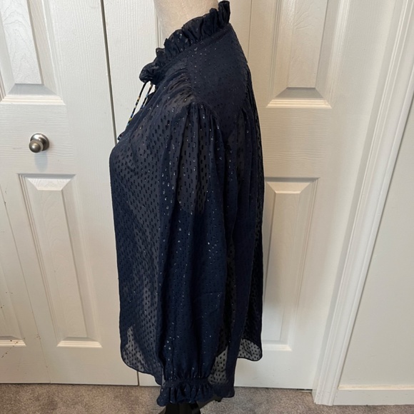 Robert Graham size L silk blend top - Picture 7 of 15